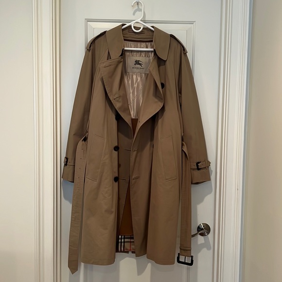 Burberry Mens Lined Trench Coat Size 42R